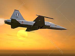 A fighter plane