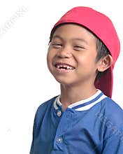 Happy Laughing Baseball kid