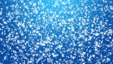 Winter snow fall
