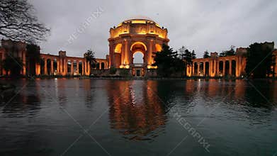 San Francisco Palace of Fine Arts at Dusk