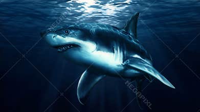 Shark in sea