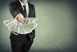 Banking loan, or cash concept