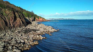 Broadsands, Torbay, South Devon, England: DRONE VIEWS: