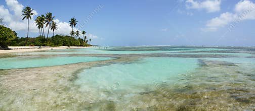 Plage de Bois-Jolan in Sainte-Anne, Guadeloupe