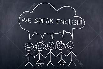 Speaking English Language Concept