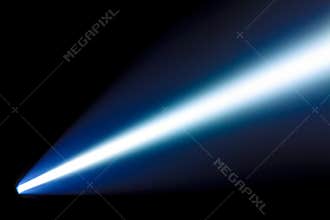 Beam from the flashlight