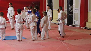 Children to practice martial arts