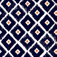 Tribal vector seamless pattern. Hand drawn abstract background.