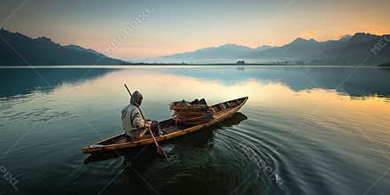 Rowing the boat