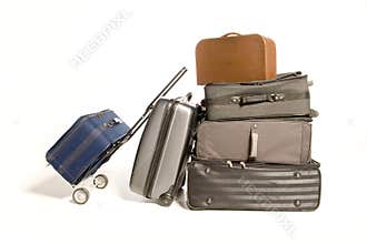 Lots of Travelling Suitcases