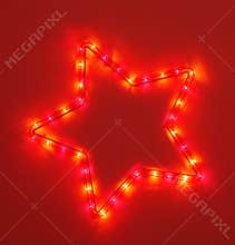 Red five-pointed star