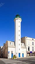 The white lighthouse of La Rochelle (Charente-Maritime) France