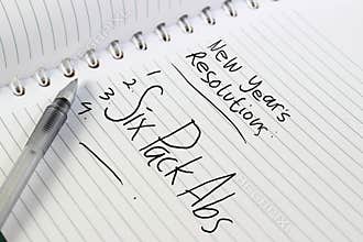 Fitness New Year Resolution