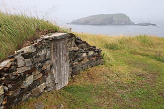 Root cellar at Elliston Newfoundland, Canada