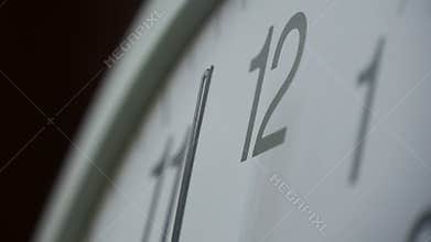 Old Classic Clock Face Close Up Full HD Stock Footage