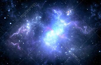 Deep space nebula