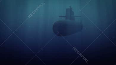Submarine launching torpedos