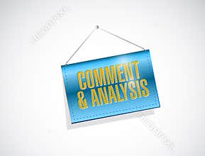 comment and analysis hanging banner