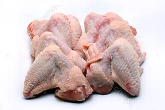 Raw chicken wings