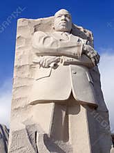 Martin Luther King, Jr. Statue in January