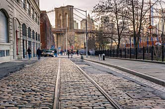 Cobbled Street in Brooklyn