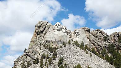 Mount Rushmore monument in South Dakota