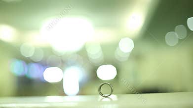 Magician doing tricks with a ring