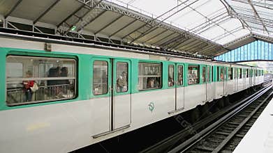 Paris Metro Station