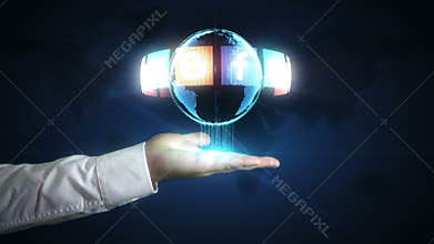The digital social media network in your hands