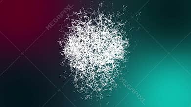 Head of connected dots gets noisy