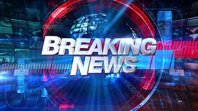 Breaking News - Broadcast Animation Graphic Title 4K