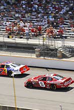 NASCAR vehicles and stadium