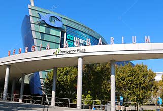 The Georgia Aquarium in downtown Atlanta, Ga