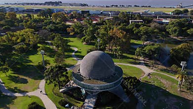 Planetario Galileo Galilei aerial view in Buenos Aires Argentina