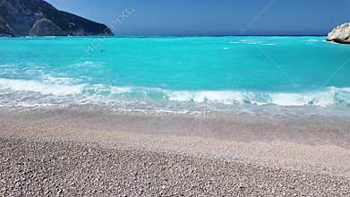 Lefkada Coastline near Porto Katsiki beach, Greece