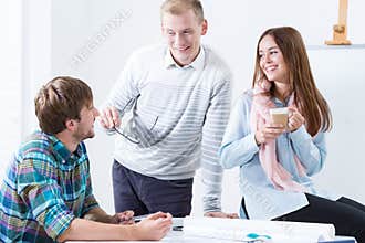 Pleasant atmosphere in workplace
