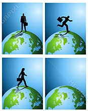 Business Earth Backgrounds