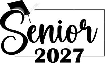 Senior Class of 2027 Logo banner boxed