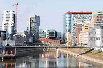 Urban Europe - Duesseldorf - Modern Architecture of Media Harbour
