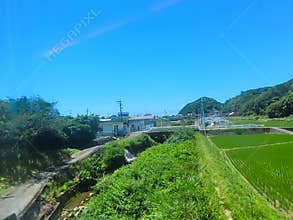 Traveling through rural Japan