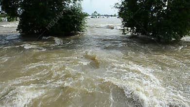 Flood in Thailand. HD