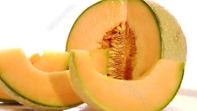 Fruits on a white background