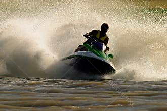 Jet ski action