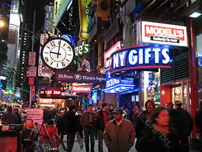 Busy Times Square NYC