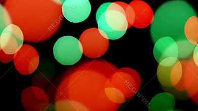 Bokeh lights blinking