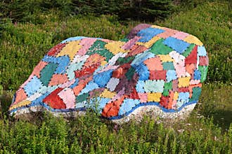 Quilt Rock near Bonavista, Newfoundland