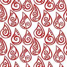 Seamless blood drops background