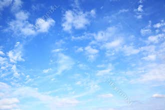 Blue sky with clouds