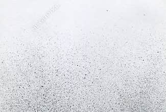 Very hight resolution. Wallpaper with airbrush effect. Black acrylic paint stroke texture on white paper. Scattered mud