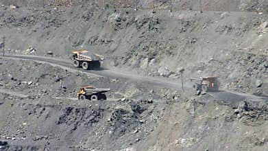 Open cast mine